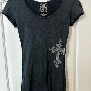 Graphic Cross Women's Top